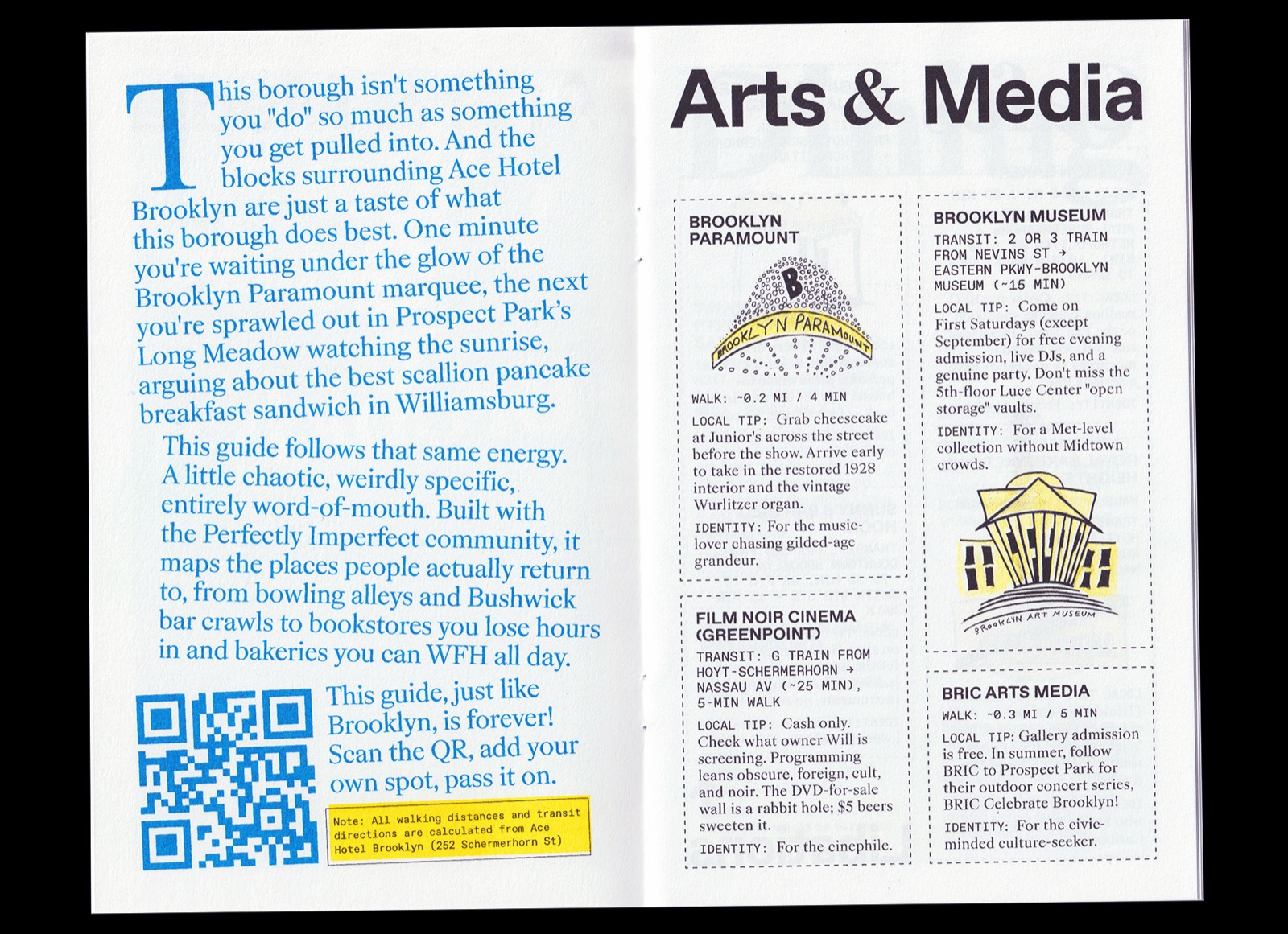 The Local’s Guide to Brooklyn — interior spread