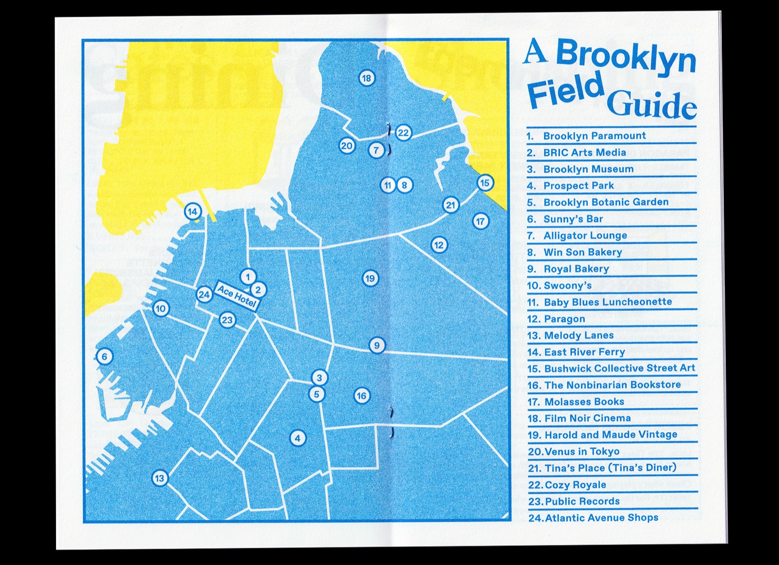 The Local’s Guide to Brooklyn — interior spread